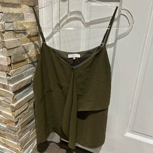 1. State Olive Green Blouse